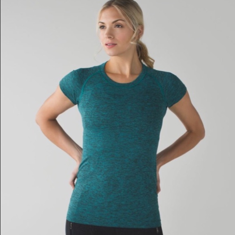 Swiftly short sleeve crew performance top